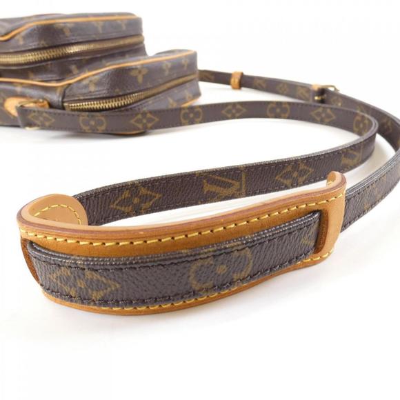 LOUIS VUITTON Monogram Canvas Shoulder Bag M45236 Brown LV Purse - Picture 5 of 8